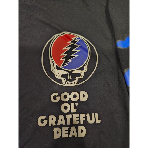 Grateful Dead Band Dancing Bears & Skull Logo Long Sleeve Graphic T Shirt Sz M - Picture 3 of 5